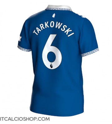 Everton James Tarkowski #6 Prima Maglia 2023-24 Manica Corta
